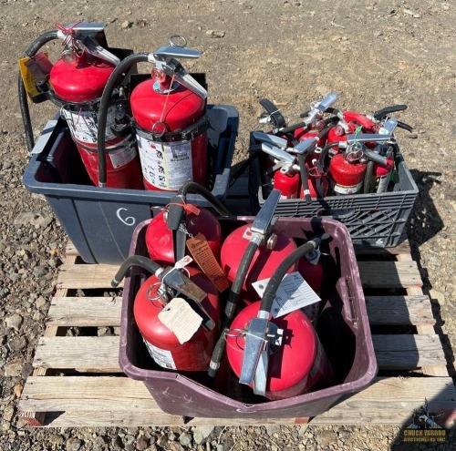 Assorted Fire Extinguishers