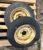 (2) 6:00x16 5-Rib Implement Tires w/Wheels