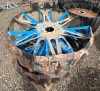 (2) 52" Steel Circle Wheels All Steel