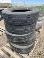 (6) 225/70R19.5 Truck Tires