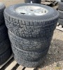 (4) Back Country All Terrain 245/70R16 Tires W/ Rims