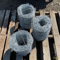 (3) Diggit Barbed Wire Rolls