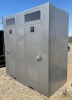 2-Stall Aluminum Portable Toilet - 2