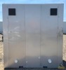 2-Stall Aluminum Portable Toilet - 4