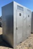 2-Stall Aluminum Portable Toilet - 6