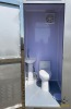 2-Stall Aluminum Portable Toilet - 8