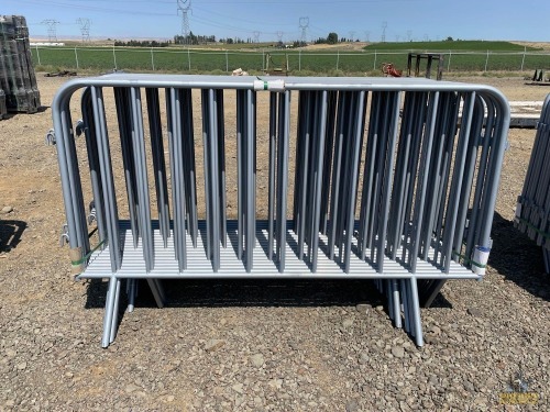 (20) New Diggit Galvanized Stand-Alone Fence