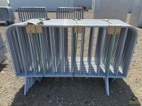 (20) New Diggit Galvanized Stand-Alone Fence