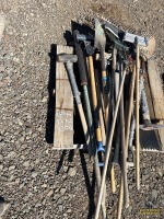 Assorted Shovels & Rakes