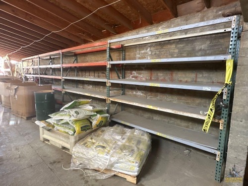 (4) 8' Shelving Sections