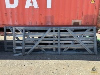 (3) Assorted Aluminum Gates