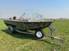 1984 Jonson 19' Fishing Boat w/Calkins Trailer - 7