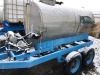 500gal Stainless Portable Tank Trailer - 2