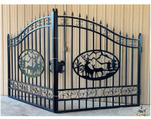 New Greatbear 20ft. Bi-Parting Iron Gate