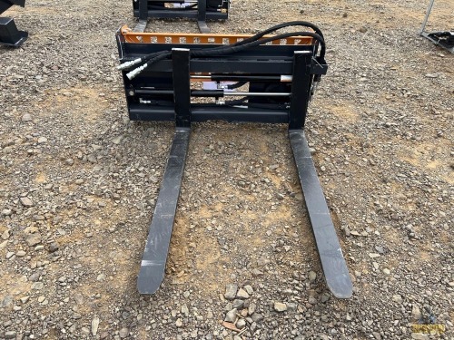 Wolverine Skid Steer Hydraulic Fork Attachment