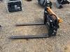 Wolverine Skid Steer Hydraulic Fork Attachment - 2