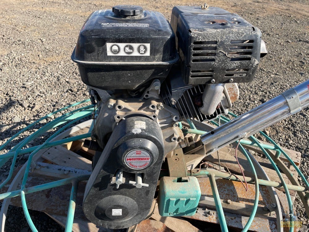 Whiteman trowel machine parts