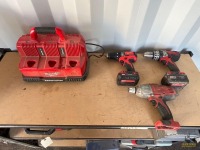 Milwaukee M18 Drills & Rapid Charge Battery Charger