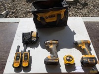 DeWalt 18V Cordless Tools w/Tool Bag