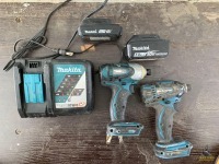 Makita 18V Cordless Tools w/ Charger & Batteries