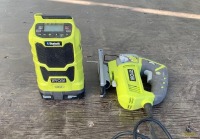 Ryobi Corded Jigsaws & Bluetooth Speaker