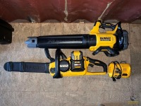 DeWalt Flex Volt Chainsaw & Leaf Blower W/ Battery Charger