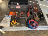 Assorted Tools w/Tote