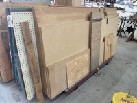 Particle Board & Sheet Metal w/ Metal Stand - Offsite