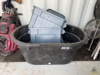 Freeland Industries Trough W/ (3) Brute Tubs