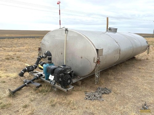 3,600gal Stainless Tank