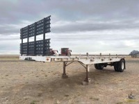 1965 Brown 26' Flatbed Trailer