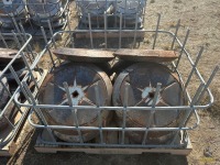 (10) Round Packer Wheels