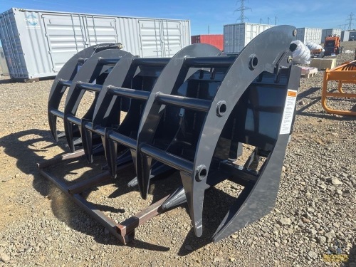 LandHonor Skid Steer Grapple Rake