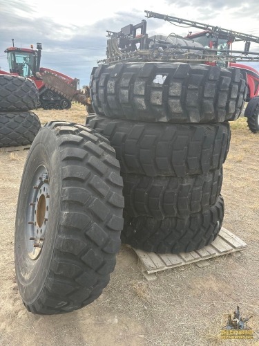 (5) 14.00R20 Tires