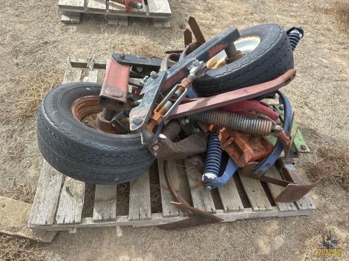 Assorted Sweep Shanks and Gauge Wheels