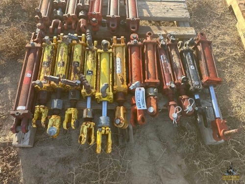 13-Assorted Hydraulic Cylinders