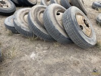 (5) 285/75 R24.5 Truck Tires