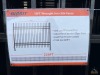 (22) Diggit 10ft Wrought Iron Fence - 9