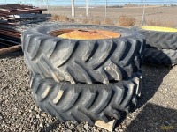 (2) 18.4-38 Tractor Tires w/Rims