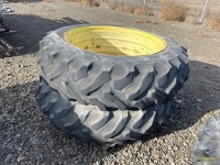 (2) 15.5-38 Tractor Tires w/Rims