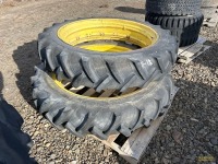 (2) 11.2-38 Tractor Tires w/Rims