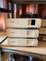 6-Epson Powerlite 38c Projectors