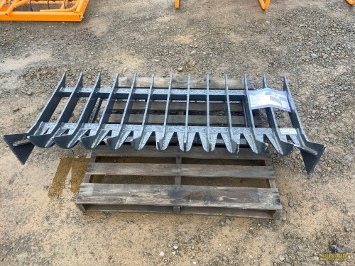 LandHonor 72" Skid Steer Root Rake