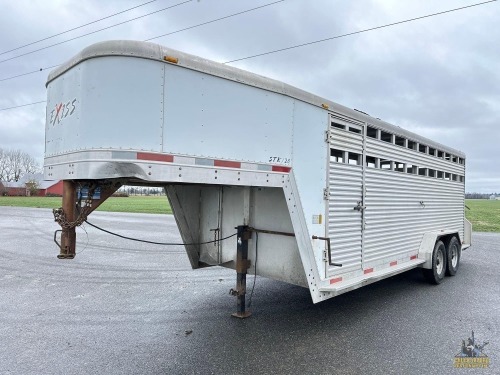 2004 Exiss STK/20 Aluminum Stock Trailer