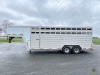 2004 Exiss STK/20 Aluminum Stock Trailer - 2