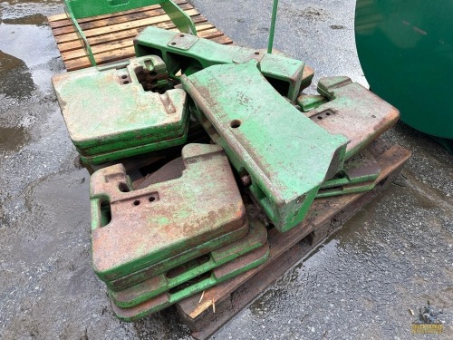 Assorted JD Suitcase Weights and Brackets