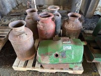 Milk Cans and Fuel Tank