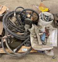 Fuel Hose & Meter, John Deere Steering Wheel, & Misc.