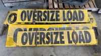 Oversize Load Signs