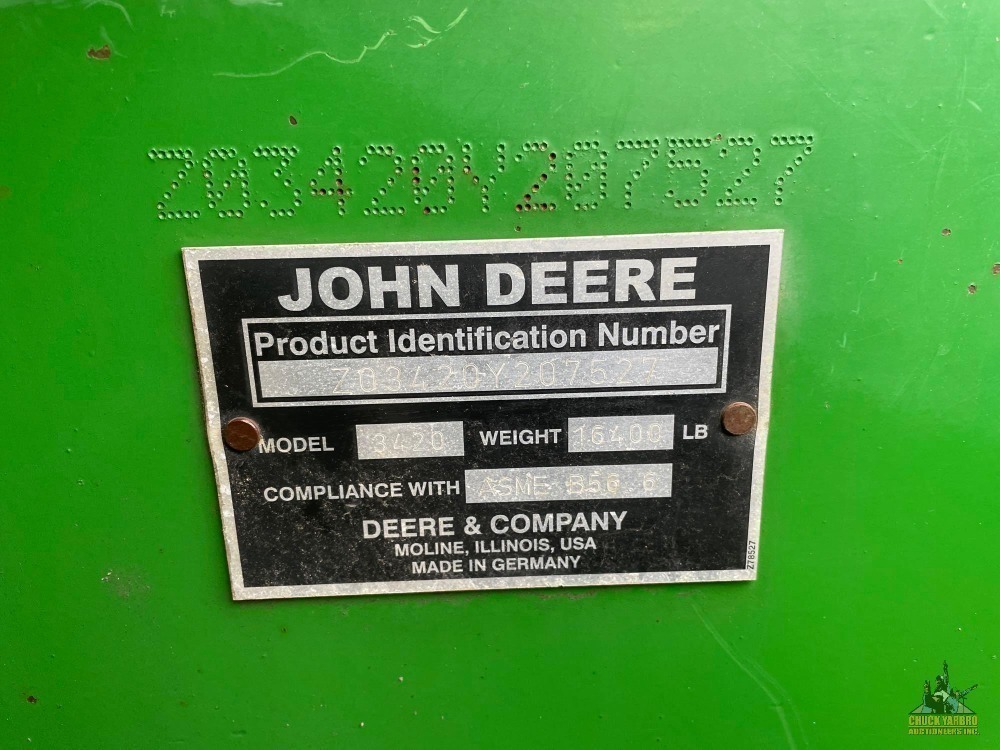 2006 John Deere 3420 Telehandler